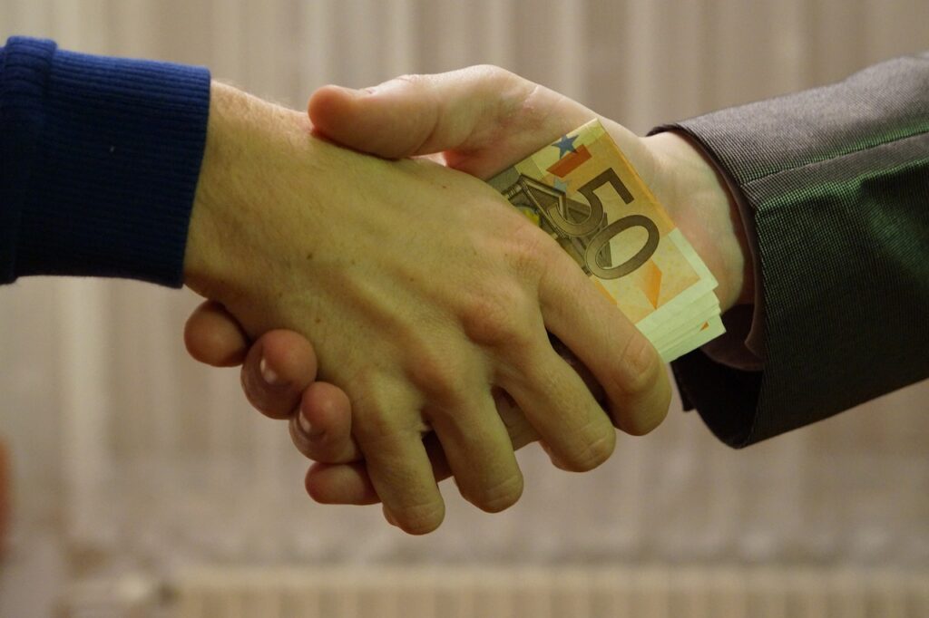 Mind-Blowing  Careers 24/7, the banker, top banks, FNB, Absa, Nedbank, Standard bank, euro, bank notes, hand shake
